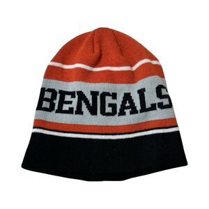 Cincinnati Bengals Youth Hat Cuffless Knit Beanie NFL Team Apparel Winter Ski